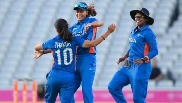 Commonwealth Games: Indian women's cricket team thumps Barbados by 100 runs, qualify for semis Commonwealth Games: Indian women's cricket team thumps Barbados by 100 runs, qualify for semis