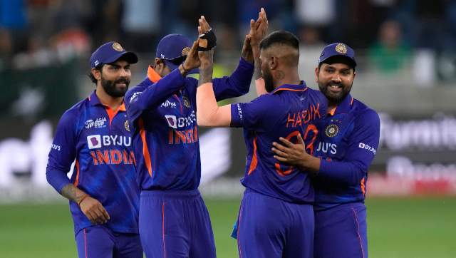 Hardik Pandya picked up three wickets against Pakistan in the match. AP