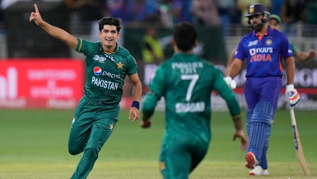 Pakistan debutant Naseem Shah started off the proceedings well as he got a wicket in the very first over. AP