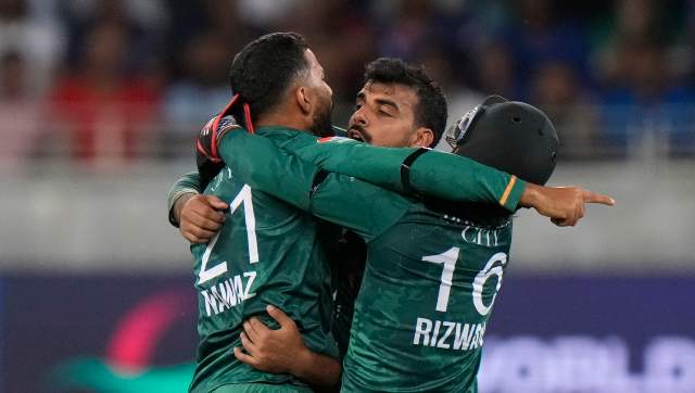 Mohammad Nawaz picked up important wickets as Pakistan reduced India to 89/4. AP