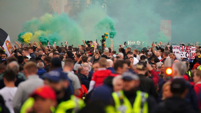 Premier League Fans Protest Against Glazer Family Ahead Of Manchester premier-league-fans-protest-against-glazer-family-ahead-of-manchester