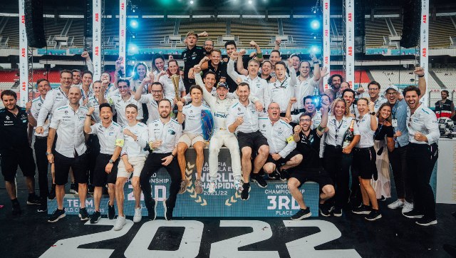 Formula E: Belgian Vandoorne wins world driver’s title, team Mercedes wins constructors' title Formula E: Belgian Vandoorne wins world driver’s title, team Mercedes wins constructors' title