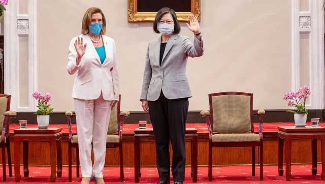 US House Speaker Nancy Pelosi departs Taiwan after high-stakes visit; emphasises commitment to democracy US House Speaker Nancy Pelosi departs Taiwan after high-stakes visit; emphasises commitment to democracy