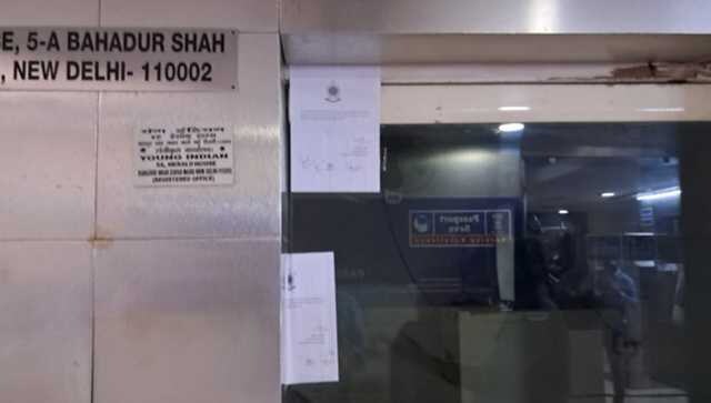 A day after searches, ED seals National Herald office in Delhi A day after searches, ED seals National Herald office in Delhi