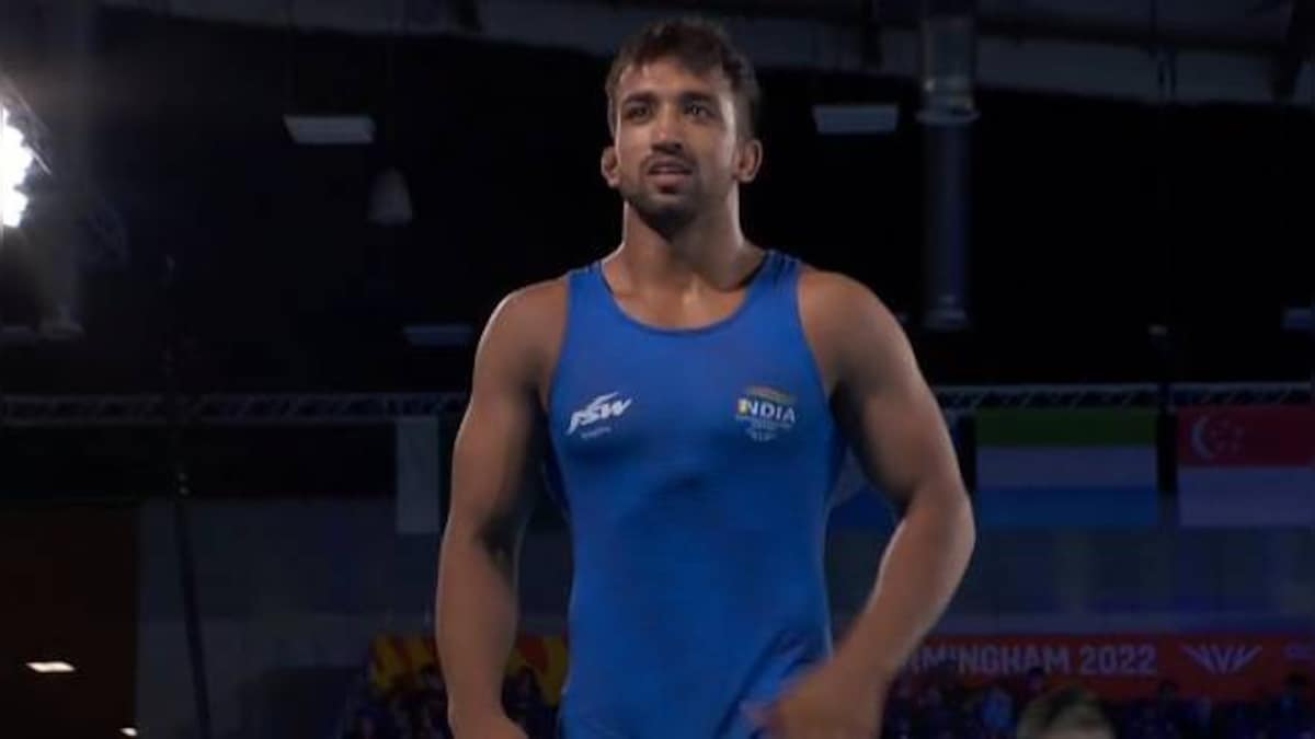 Commonwealth Games: Wrestler Naveen Kumar clinches India's 12th gold medal; beats Pakistan's Sharif Tahir