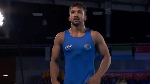 Commonwealth Games: Wrestler Naveen Kumar clinches India's 12th gold medal; beats Pakistan's Sharif Tahir