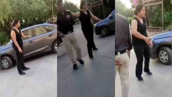 Now, Noida woman does a Shrikant Tyagi, abuses and roughs up society guards as 'Biharis' - WATCH