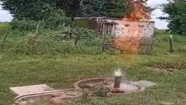Watch: Hand pump spits fire in Madhya Pradesh's Cachar village Watch: Hand pump spits fire in Madhya Pradesh's Cachar village