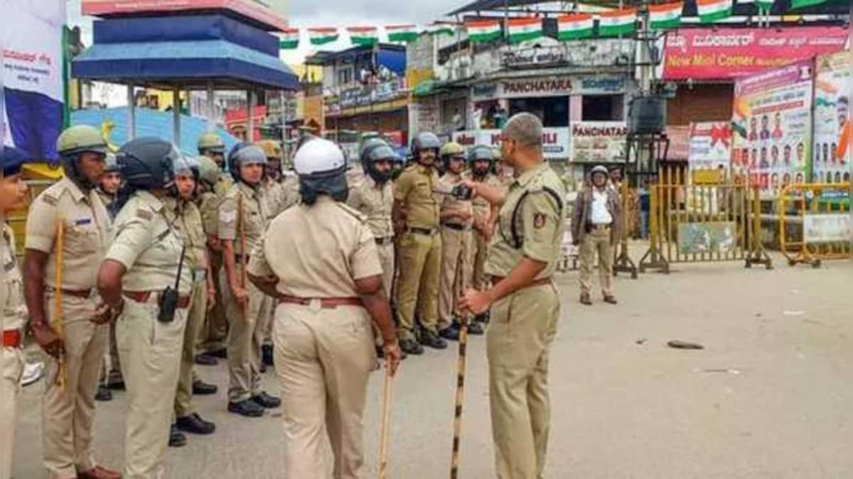 Shivamogga violence: Section 144 till 18 August, sale of liquor restricted over Veer Savarkar, Tipu Sultan poster row