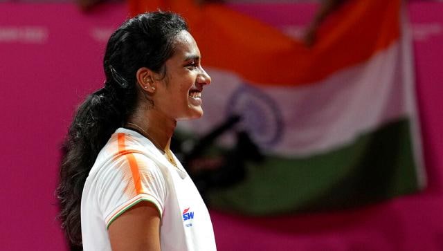 Commonwealth Games PV Sindhu outplays Michelle Li in straight games to win womens singles gold-Sports News , Firstpost