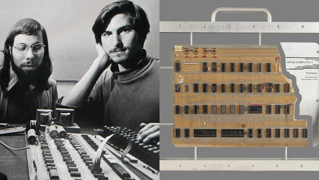 Steve Jobs And Steve Wozniak First Computer