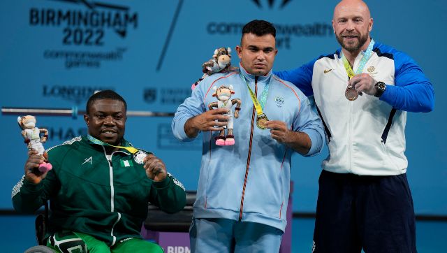 Commonwealth Games: Sudhir clinches para powerlifting gold, silver in long jump for Sreeshankar Commonwealth Games: Sudhir clinches para powerlifting gold, silver in long jump for Sreeshankar