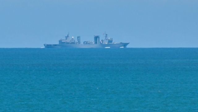 Taiwan condemns 'evil neighbour next door' after China encircles the island with series of military drills Taiwan condemns 'evil neighbour next door' after China encircles the island with series of military drills