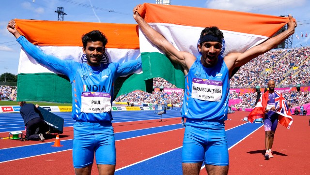 Commonwealth Games: India wins historic gold, silver in triple jump Commonwealth Games: India wins historic gold, silver in triple jump
