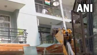 Noida assault case: Illegal construction at politician Shrikant Tyagi's residence demolished