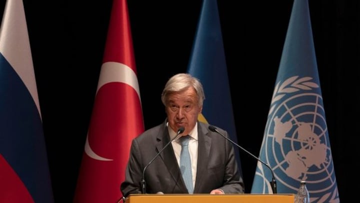UN chief Antonio Guterres says developing nations paying 'horrific price' for world's reliance on fossil fuels