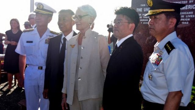 US diplomat warns Pacific Islands of 'struggle' against violent power-hungry regimes US diplomat warns Pacific Islands of 'struggle' against violent power-hungry regimes