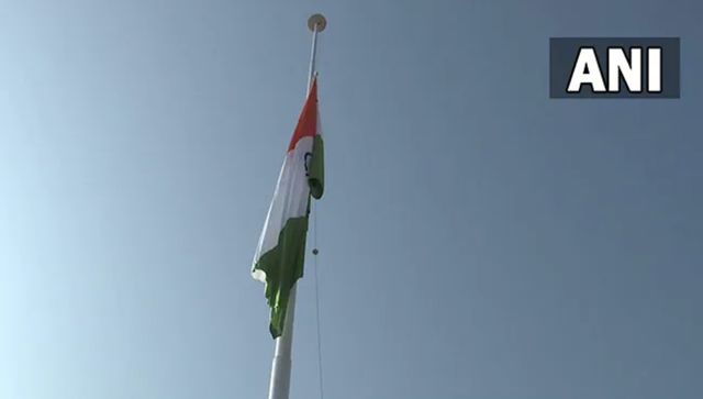108 feet tall National Flag installed at Hyderbeigh in Jammu and Kashmir's Baramulla 108 feet tall National Flag installed at Hyderbeigh in Jammu and Kashmir's Baramulla