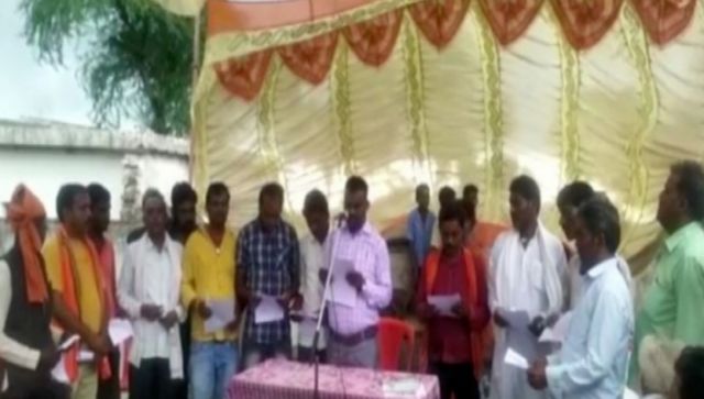 Madhya Pradesh: Male kin take oath of panchayat office instead of elected women members, official suspended Madhya Pradesh: Male kin take oath of panchayat office instead of elected women members, official suspended