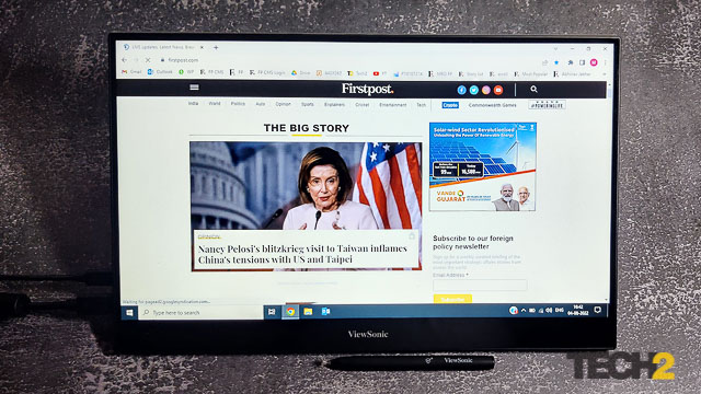 ViewSonic TD1655 Review: A capable portable monitor for people who need more screen real estate on the go ViewSonic TD1655 Review: A capable portable monitor for people who need more screen real estate on the go