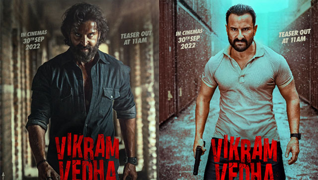 Vikram Vedha teaser: Hrithik Roshan and Saif Ali Khan face off in this battle between two evils Vikram Vedha teaser: Hrithik Roshan and Saif Ali Khan face off in this battle between two evils
