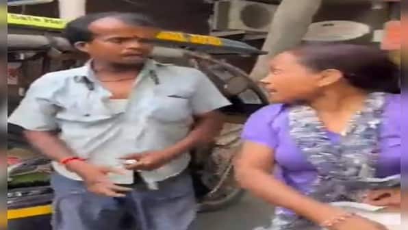 Woman thrashes e-rikshaw driver in Noida; slaps him 17 times in 90 seconds