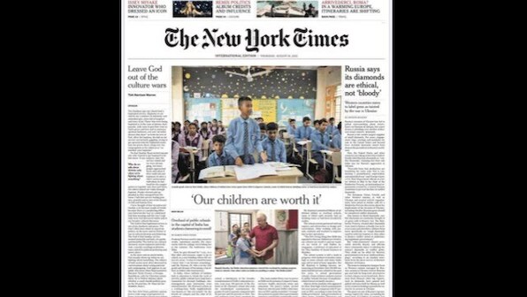 BJP dub’s Manish Sisodia’s article as ‘paid’ after Kejriwal says 'very difficult for a story to be published in NYT'