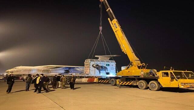 Pakistan's lonely elephant Kaavan arrives in Cambodia by cargo plane to start a new life with 600 fellow pachyderms at a local sanctuary. Reuters