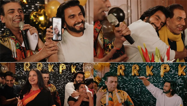 Karan Johar wraps up his piece of heart, Rocky Aur Rani Ki Prem Kahani, with a grand bash Karan Johar wraps up his piece of heart, Rocky Aur Rani Ki Prem Kahani, with a grand bash