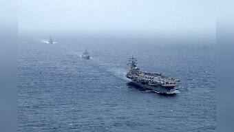 US deploys four warships, China stations armoured vehicles as tensions escalate over Pelosi's Taiwan visit