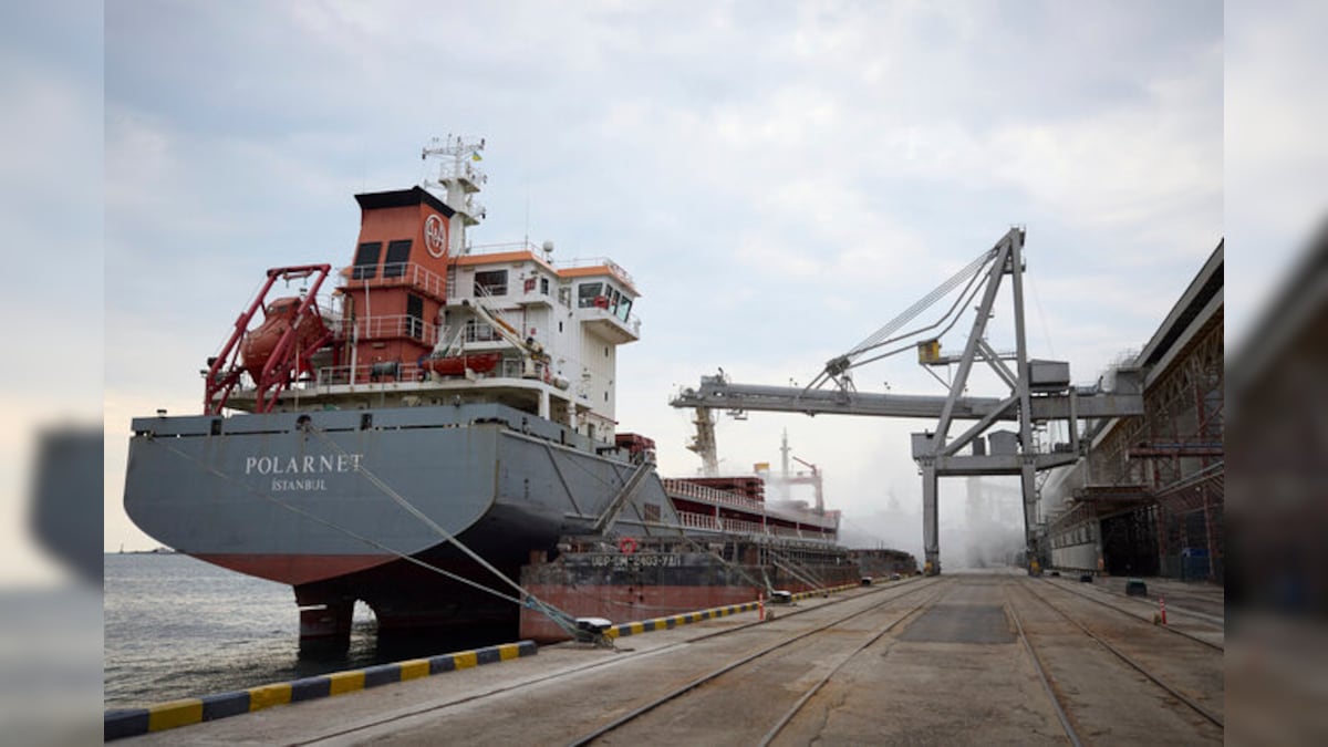 First ship carrying Ukrainian grain leaves the port of Odesa for Lebanon