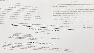 Former President Donald Trump mixed top secret documents with magazines, other items, according to FBI affidavit