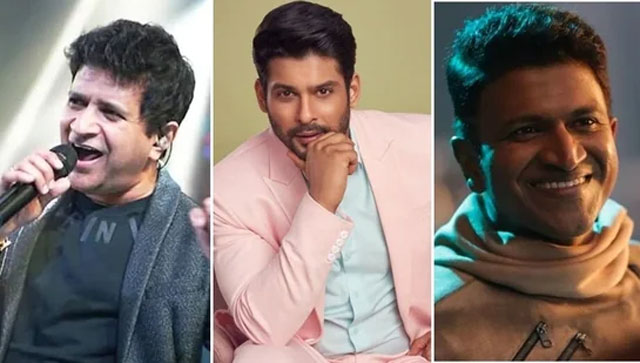 From Sidharth Shukla to KK to Puneeth Rajkumar, celebrities who passed away due to heart attack From Sidharth Shukla to KK to Puneeth Rajkumar, celebrities who passed away due to heart attack