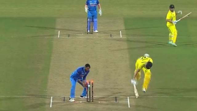 Virat Kohli and Axar Patel team up for a lightening quick run out of Cameroon Green during India vs Australia 2nd T20