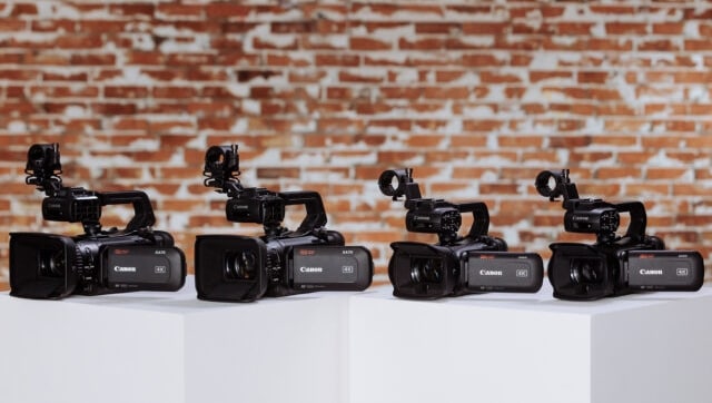 Canon anuncia 4 nuevas videocámaras de la serie 4K XA para cineastas emergentes y creadores de contenido