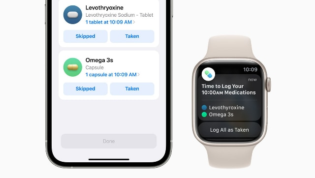 Get medication reminders with WatchOS 9 on Apple Watches; learn steps here- Technology News, Firstpost