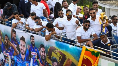 In Photos: Sri Lanka cricketers celebrate Asia Cup victory with trophy  parade in Colombo - Photos News , Firstpost