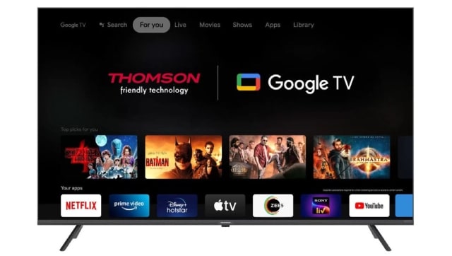 Thomson launches a range of QLED TV series with Google TV, Dolby Vision and Atmos in India starting at Rs 33,999