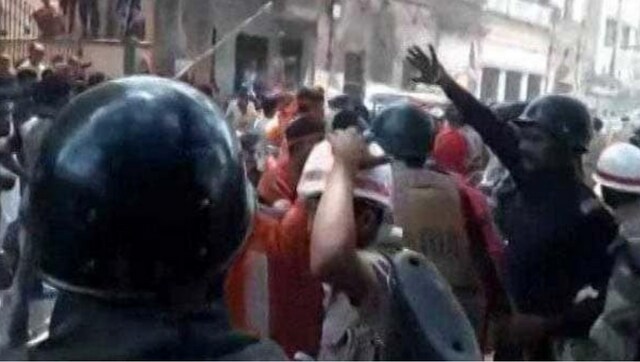 West Bengal: Trinamool Congress MLA leads attack on Murshidabad police station West Bengal: Trinamool Congress MLA leads attack on Murshidabad police station