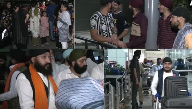 ‘Taliban put us in jail, chopped our hair in prison. Happy to return,’ say  evacuated Afghan Sikhs