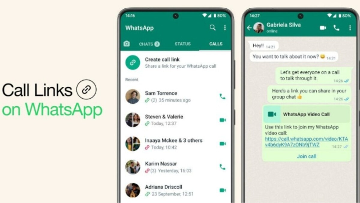 WhatsApp is rolling out sharable call links feature