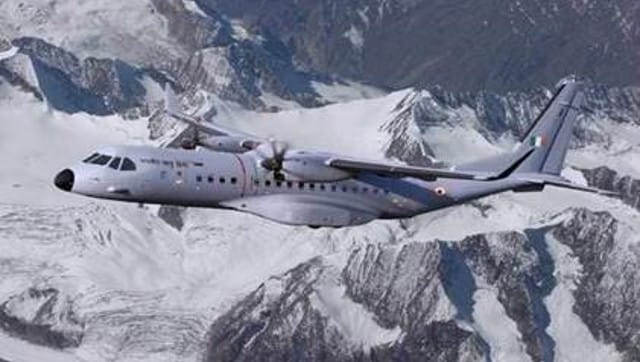 C-295 over mountains