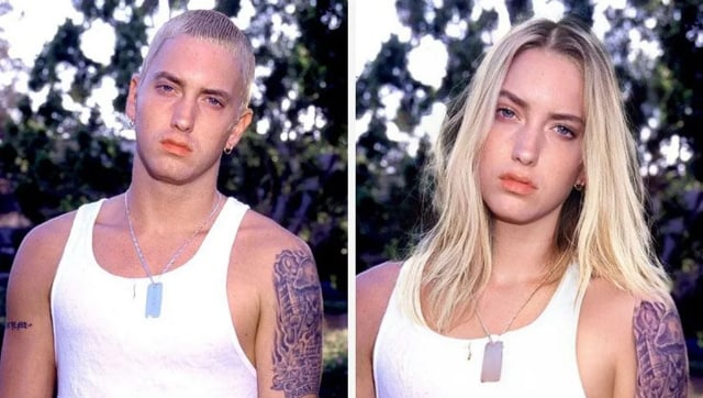 Someone used AI to generate gender-swapped images of celebs, and they are hilarious - Eminem