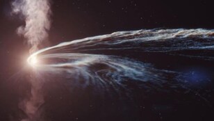 For the first time, a black hole was caught 