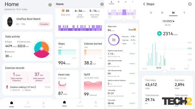 OnePlus Nord Watch Review N Health app data