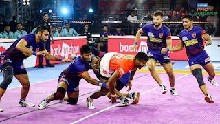 Pro Kabaddi Season 9: U.P. Yoddhas beat Jaipur Pink Panthers 34-32