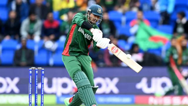 Soumya Sarkar and Najmul Hossain Shanto provided good start to Bangladesh by adding 45 runs for the opening wicket. ICC