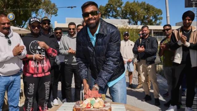 Upon reaching the island, Hardik Pandya's birthday was celebrated. BCCI