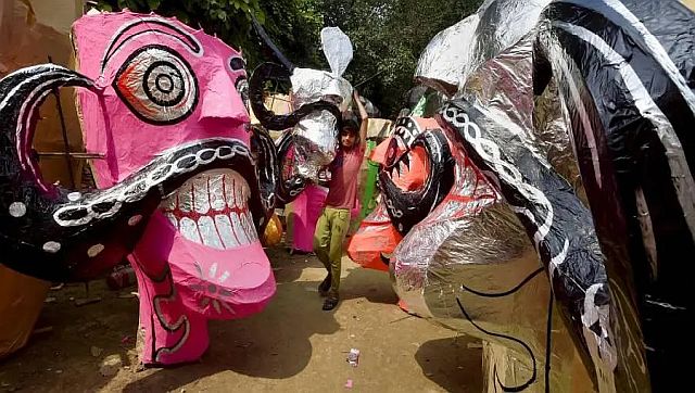 Dreams up in smoke: Why effigy makers are struggling this Dussehra