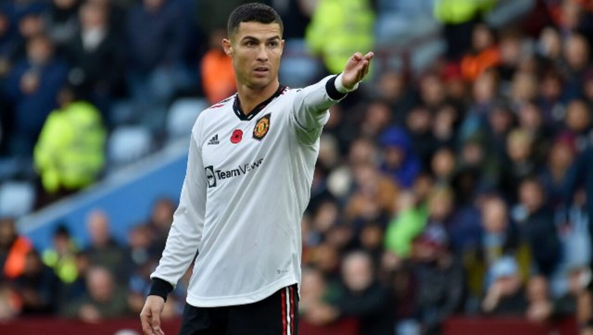 MANCHESTER, UNITED KINGDOM - APRIL 13: Cristiano Ronaldo of